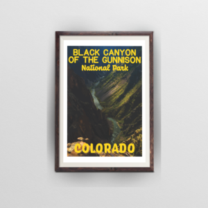 Black Canyon of the Gunnison National Park Poster