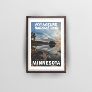 Voyageurs National Park Poster